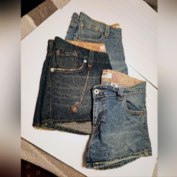 Levi's Pants - 3pr Levi's Women's Blue Jean Shorts 3 Pair Together